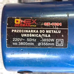 Przecinarka do Metalu Ukośnica 3850 W Używana
