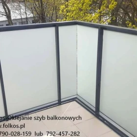 Oklejamy balkony Warszawa Batalionów Chłopskich, Lazurowa, Łokuciewskiego, Dywizjonu 303, Morcinka....Folie na balkon Warszawa -Usługa oklejania