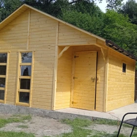 Domek ogrodowy KORDIAN Domek drewniany letniskowy na działkę, na narzędzia