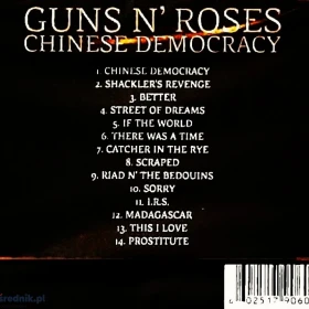 Polecam Album CD Zespołu  GUN S N ROSES -Album Chinese Democracy