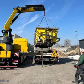 Transport HDS krajowy niskopodwoziowy usługi HDS dźwigiem