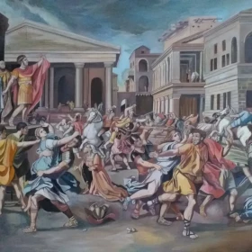 Sprzedam obraz porwanie Sabinek