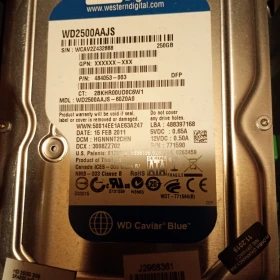 Dysk twardy o pojemności 250GB