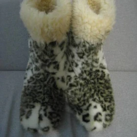 Walonki z futerka panterka