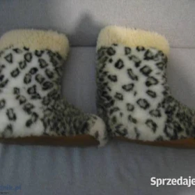 Walonki z futerka panterka