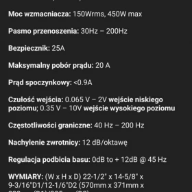 Tuba basowa aktywna JBL BassPro12