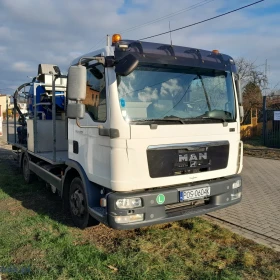 Samochód auto pojazd asenizacyjny Man TGL 8.210 do toalet przenośnych