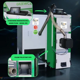 Wydajne ogrzewanie na drzewo lub pellet - DrewKo Hybrid 18 kW