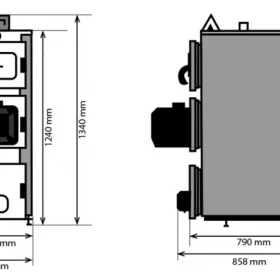 Wydajne ogrzewanie na drzewo lub pellet - DrewKo Hybrid 18 kW