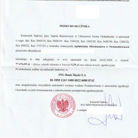 Mieszkanie 2 pokoje Świętochłowice Polna 9