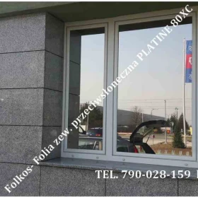 Platine 80 XC - folia zewnętrzna przeciwsłoneczna redukcja UV 99%, redukcja IR 86% - folia z usługą oklejania szyb -Przyciemnianie szyb Warszawa