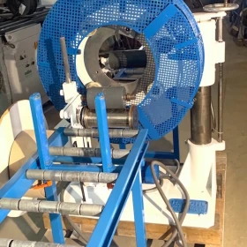 Automatyczna owijarka folią stretch do pakowania listew itp.