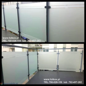 Czym zasłonić szklane szyby balkonowe? Folkos folie przywatyzujące na balkony Warszawa i okolice- OKLEJAMY BALKONY FOLIĄ