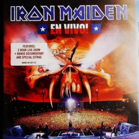 B.R. Nowy Polecam Koncert Blu Ray Zespołu Heavy Metalowego IRON MAIDEN Live Santiago-Chile