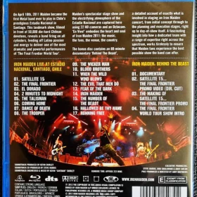 B.R. Nowy Polecam Koncert Blu Ray Zespołu Heavy Metalowego IRON MAIDEN Live Santiago-Chile