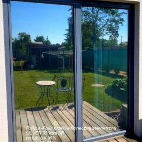 Silver 35 Xtra SR- Warszawa folia przeciwsłoneczna zewnetrzna na okna - redukcja IR 77%, redukcja UV 99% -przyciemnianie szyb TEL. 531 005 526