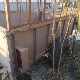 Przyczepa jednoosiowa-klatka