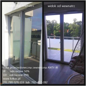 Folkos folie okienne Tarchomin- folie z usługą oklejania szyb Białołęka Warszawa - folie matowe, dekoracyjne, przeciwsłoneczne, lustro weneckie...