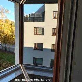 Lustro weneckie Warszawa - folia wenecka na okna w mieszkaniu- Widzisz nie będąc widzianym- okno weneckie Warszawa-Oklejamy