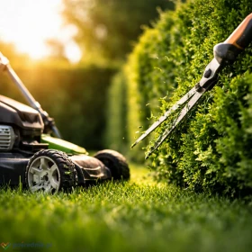 Ogrodnik, prace na działce