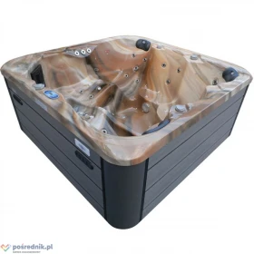 Jacuzzi Ogrodowe Elektryczne Na Prąd Wanna Spa Z Hydromasażem BOGATE Wyposażenie Gwarancja Serwis