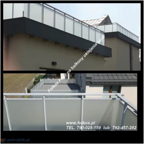 Usługa oklejania balkonów folią Warszawa- folie matowe na szyby balkonowe Warszawa i okolice Oklejamy szklane balustrady balkonowe