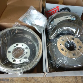 Bębny hamulcowe plus szczęki do boxer jumper ducato 02-06
