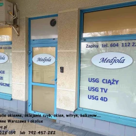 Folie prywatyzujące na okna w biurze, mieszkaniu, szpitalu, sklepie, magazynie...Folkos folie matowe na oknam drzwi, witryny, ścianki działowe Folkos