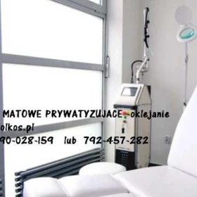 Folie prywatyzujące do szpitali, gabinetów lekarskich, gabinetów zabiegowych, sal operacyjnych, przychodni zdrowia  .... Folkos Oklejanie szyb