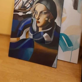 obraz Tamara Łempicka kobieta z łódkami