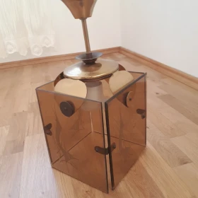 Żyrandol sufitowy w stylu vintage - lata 80/90