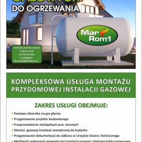 Montaż przydomowych zbiorników gazowych LPG
