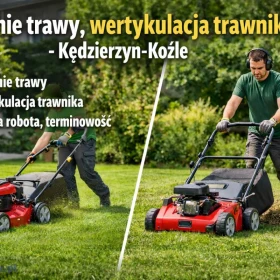 Koszenie trawy i wertykulacja trawnika – Kędzierzyn-Koźle