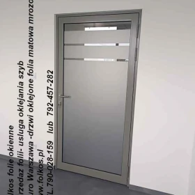 Folie matowe białe, czarne, niebieskie, folie matowe specjalistyczne 100% zaciemniające - Warszawa -Sprzedaż, montaż TEL. 790-028-159