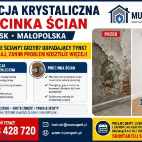 Drenaż fundamentów, izolacje osuszanie - Śląsk, Małopolska | MurExpert