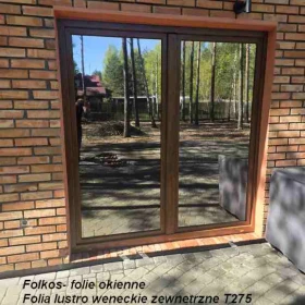 Folia na okna w mieszkaniu na parterze- Lustro weneckie , Aby nikt nie zaglądał Ci do mieszkania , oklejanie szyb Warszawa TEL.790-028-159