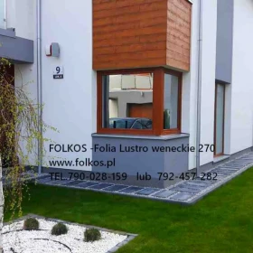 Folia lustro weneckie - Folia na okna do mieszkań na parterze -Folie weneckie na drzwi i okna Warszawa - Oklejamy okna folią lustro weneckie Wawa
