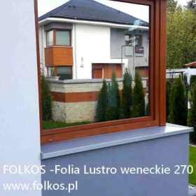 Folia lustro weneckie - Folia na okna do mieszkań na parterze -Folie weneckie na drzwi i okna Warszawa - Oklejamy okna folią lustro weneckie Wawa