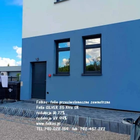 Przyciemnianie szyb Tarchomin- folie przeciwsłoneczne zewnętrzne Warszawa Białołęka -folie z usługą oklejania szyb  TEL.790-028-159