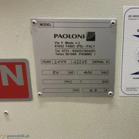 Wiertarka wielowrzecionowa PAOLONI, 27 wierteł