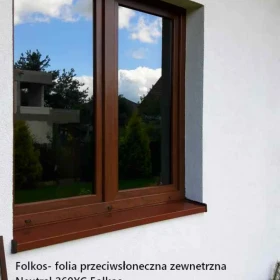 Folie przeciwsłoneczne zewnetrzne na okna w mieszkaniu- Usługa oklejania szyb folią przeciwsłoneczną anty UV anty IR Warszawa Folkos folie