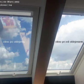 Folie przeciwsłoneczne zewnetrzne na okna w mieszkaniu- Usługa oklejania szyb folią przeciwsłoneczną anty UV anty IR Warszawa Folkos folie