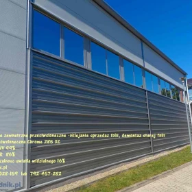 Przeciwsłoneczne zewnetrzne folie na okna- folie przeciwsłoneczne anty UV , anty IR -Folkos folie z usługą przyciemniania szyb Pruszków i okolice