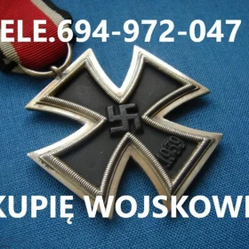 KUPIĘ WOJSKOWE MEDALE,ODZNAKI,ORDERY,ODZNACZENIA,SZABLE,BAGNETY,MILITARIA