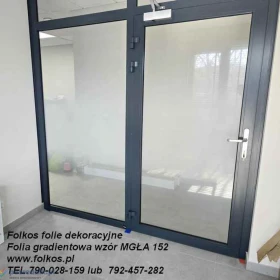 Folia gradientowa wzór 123- Folkos folie okienne wzory gradientowe- usługa montażu folii, sprzedaż folii okiennych TEL.792-457-282