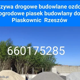 Sprzedaż kruszywa żwir piasek budowlany Rzeszów Świlcza tel 660175285