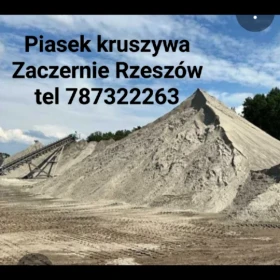 Sprzedaż piasek budowlany grys kliniec kamień tłuczeń Rzeszów Łąka Palikówka tel 787322263