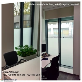 Folie okienne Warszawa Wesoła, Rembertów, Sulejówek - folie z usługą oklejania szyb TEL.792-457-282-Folkos folie okienne